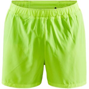 Craft Mens ADV Essence 5 Shorts - Yellow - Stretch Craft Mens ADV Essence 5 Shorts - Yellow - Stretch