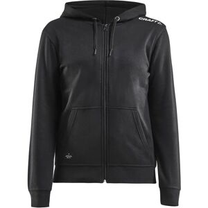 Craft Grøn Hoodie - Sporty Fuldt Lynlås Craft Grøn Hoodie - Sporty Fuldt Lynlås