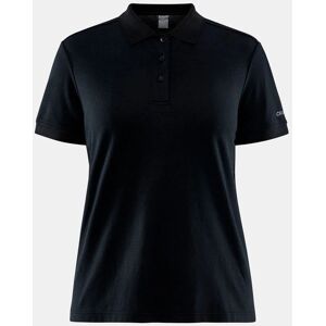 Craft Core Blend Polo Shirt - Classic, Cotton-Polyester, Black - Polo Shirt Craft Core Blend Polo Shirt - Classic, Cotton-Polyester, Black - Polo Shirt