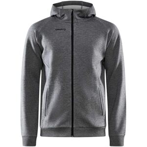 Craft 1910620 Dk Grey Melange Vollreihe-Hoodie - Sportsjakke Craft 1910620 Dk Grey Melange Vollreihe-Hoodie - Sportsjakke