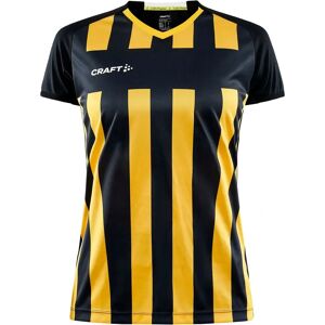 Craft - 1910176 Progress 2.0 Stripe Jersey - Sort - Gul - Jersey Craft - 1910176 Progress 2.0 Stripe Jersey - Sort - Gul - Jersey