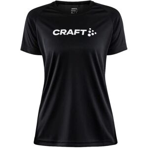 Craft XS Svart Unify Logo Dam T-shirt Craft XS Svart Unify Logo Dam T-shirt