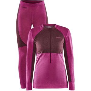 Craft Conjunto de Ropa Interior Térmica Mujer - Rosa Craft Conjunto de Ropa Interior Térmica Mujer - Rosa