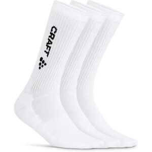 Craft Unisex Hvite Innendørssokker - 3-Pakning Craft Unisex Hvite Innendørssokker - 3-Pakning