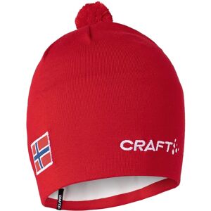 Craft NOR Treningsstrikket Lue - Lys Rød Unisex Craft NOR Treningsstrikket Lue - Lys Rød Unisex