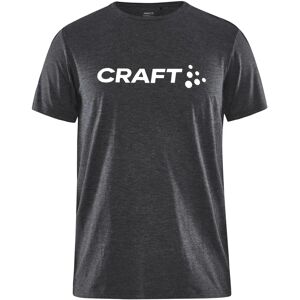 Craft 1913423 Community Logo Ss Tee Jr Zwart Melange - T-Shirt Craft 1913423 Community Logo Ss Tee Jr Zwart Melange - T-Shirt