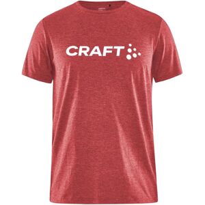 Craft 1913423 Unisex Hellrot Melange T-Shirt - T-Shirt Craft 1913423 Unisex Hellrot Melange T-Shirt - T-Shirt