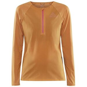 Craft PRO Trail Wind LS Naranja - Camiseta de running Craft PRO Trail Wind LS Naranja - Camiseta de running