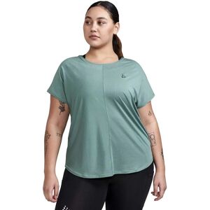 Craft Core Essence SS Plus Tee W - Groen - Vrouwen Craft Core Essence SS Plus Tee W - Groen - Vrouwen