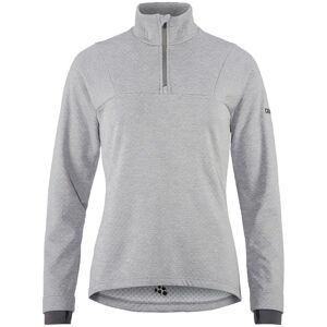Craft CORE GAIN THERMAL MID LAYER - Unisex - Grey Melange - S Craft CORE GAIN THERMAL MID LAYER - Unisex - Grey Melange - S