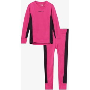 Craft Kerrasto Core Dry Baselayer Set JR - Rosa - Baselayer sæt Craft Kerrasto Core Dry Baselayer Set JR - Rosa - Baselayer sæt