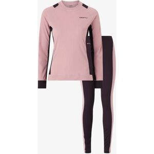 Craft Core Dry Baselayer Set W - Rosa - Vinteridrettsunderdel Craft Core Dry Baselayer Set W - Rosa - Vinteridrettsunderdel