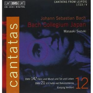 Bach Collegium Japan Cantatas Vol 12 - Music CD Bach Collegium Japan Cantatas Vol 12 - Music CD