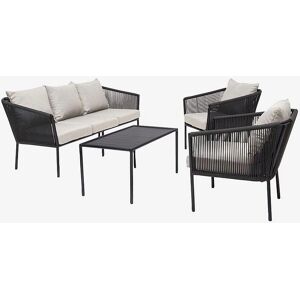 Hillerstorp Lersund Udegruppe - Sofa, Stol, Bord Hillerstorp Lersund Udegruppe - Sofa, Stol, Bord