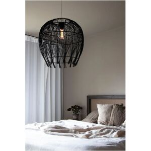 Globen Lighting Montego 50 Sorte Rattan Lampskærm - Lampskærm Globen Lighting Montego 50 Sorte Rattan Lampskærm - Lampskærm