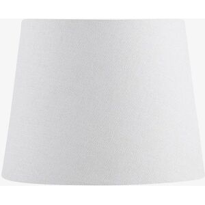 Vit bomulls- och linne-lampfot Sigrid 22 - Lampfot Vit bomulls- och linne-lampfot Sigrid 22 - Lampfot