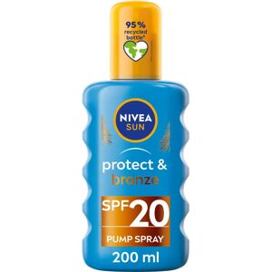Nivea Sun Protect & Bronze intensive tanning spray SPF 20 (200 ml) Nivea Sun Protect & Bronze intensive tanning spray SPF 20 (200 ml)