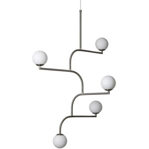 Pholc Mobil 100 Taklampe - Nikkel/Opaal - Skandinavisk Design Pholc Mobil 100 Taklampe - Nikkel/Opaal - Skandinavisk Design