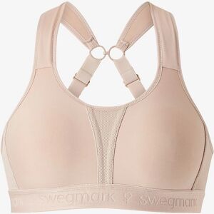 Swegmark Kimberly Iconic Beige Sport-Bh - Støtte for Middels Trening Swegmark Kimberly Iconic Beige Sport-Bh - Støtte for Middels Trening