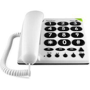 Doro PhoneEasy 311c White Big Button Corded Landline - Telephone Doro PhoneEasy 311c White Big Button Corded Landline - Telephone