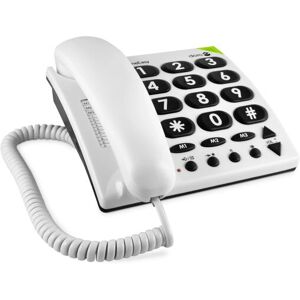 Doro PhoneEasy 311c White Big Button Corded Landline - Telephone Doro PhoneEasy 311c White Big Button Corded Landline - Telephone