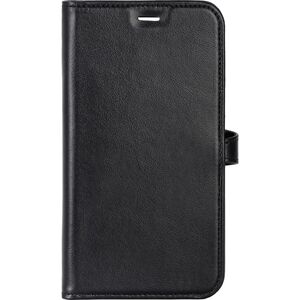 Buffalo iPhone 17 Pro Ekte Læder Flip Cover - Svart Buffalo iPhone 17 Pro Ekte Læder Flip Cover - Svart
