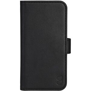 GEAR Sort Læder Flip Cover til iPhone 16 GEAR Sort Læder Flip Cover til iPhone 16