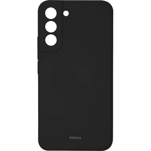 Onsala Svart silikonmobilskal för Samsung S22+ Onsala Svart silikonmobilskal för Samsung S22+
