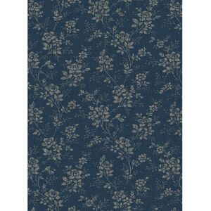 Boråstapeter Hip Rose Blå Tapet - Vintage blomsterdesign Boråstapeter Hip Rose Blå Tapet - Vintage blomsterdesign