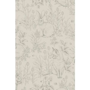 Boråstapeter Forest Friends Beige Unisex - Tapet Boråstapeter Forest Friends Beige Unisex - Tapet