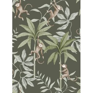 Boråstapeter Jungle Friends Tapet - Barne Tropisk Dekorasjon Boråstapeter Jungle Friends Tapet - Barne Tropisk Dekorasjon