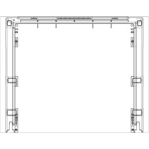 AEG - 594x465mm 140242367401 - Zwart - Voorkantglas AEG - 594x465mm 140242367401 - Zwart - Voorkantglas