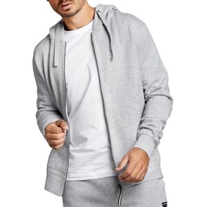 Björn Borg - Centre Zip Hood - Light Grey Melange - S - Hoodie Björn Borg - Centre Zip Hood - Light Grey Melange - S - Hoodie
