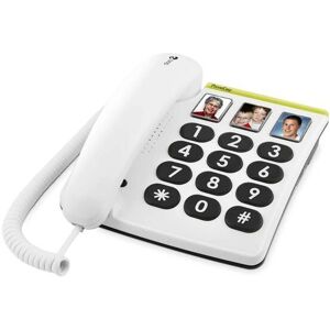 Doro PhoneEasy 331ph Téléphone fixe blanc - Téléphone, Fixe - Publicité Doro PhoneEasy 331ph Téléphone fixe blanc - Téléphone, Fixe - Publicité