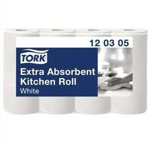 Tork White 3-Ply Kitchen Roll - 48 Rolls Tork White 3-Ply Kitchen Roll - 48 Rolls