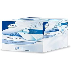 Gants de Lavage TENA - Matériau doux et épais pour soins seniors - Publicité Gants de Lavage TENA - Matériau doux et épais pour soins seniors - Publicité