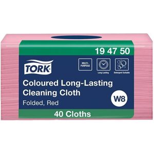 Paños de limpieza multifuncionales Tork Long Lasting W8 - 8x40 hojas Paños de limpieza multifuncionales Tork Long Lasting W8 - 8x40 hojas