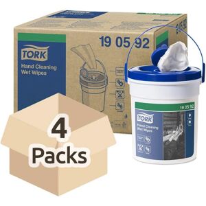 Toallitas de Limpieza de Manos Tork - Dispensador Higiénico - Pack de 4 Toallitas de Limpieza de Manos Tork - Dispensador Higiénico - Pack de 4