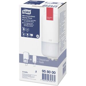 Distributeur de serviettes en papier Tork 958000 Blanc - Compact, Hygiénique Distributeur de serviettes en papier Tork 958000 Blanc - Compact, Hygiénique
