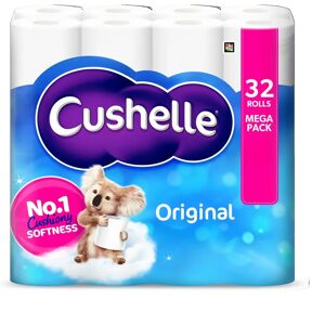 Cushelle 32f24 White Toilet Rolls - 2 Ply Cushelle 32f24 White Toilet Rolls - 2 Ply