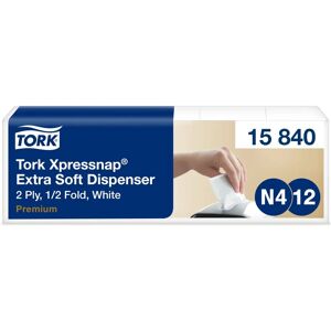 Tork Xpressnap - Dispenser Napkins - 2-Ply - White Tork Xpressnap - Dispenser Napkins - 2-Ply - White