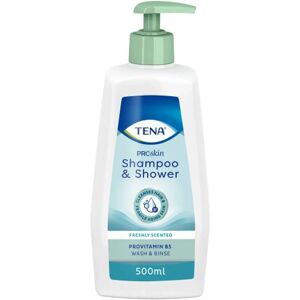 Tena Shampoo and Shower Gel - Gentle for Elderly Skin & Hair - 500ml Tena Shampoo and Shower Gel - Gentle for Elderly Skin & Hair - 500ml