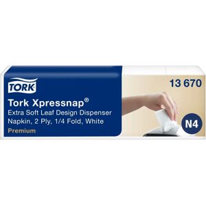 Tork Premium Serviettes - 2-Ply White 4000 pcs - Serviette Tork Premium Serviettes - 2-Ply White 4000 pcs - Serviette
