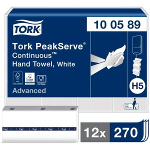 Tork White PeakServe Continuous Hand Towels - 270 Sheets x 12 Packs Tork White PeakServe Continuous Hand Towels - 270 Sheets x 12 Packs