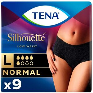 Tena Silhouette Black Incontinence Pants Large - 9 Pack Tena Silhouette Black Incontinence Pants Large - 9 Pack
