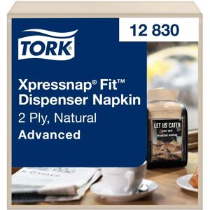Tork Natural Serviettes N14 - 720 pcs - Fast Food Size - Serviettes Tork Natural Serviettes N14 - 720 pcs - Fast Food Size - Serviettes