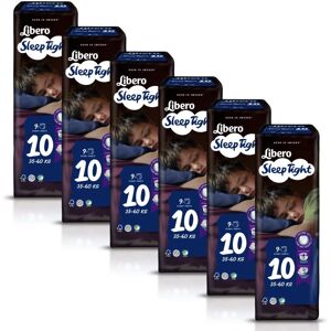 Libero Sleep Tight Absorbent Diapers - Night Protection for Kids 35-60kg Libero Sleep Tight Absorbent Diapers - Night Protection for Kids 35-60kg