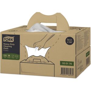 Tork White Cleaning Cloths - Ultra-Resistant, 120 pcs Tork White Cleaning Cloths - Ultra-Resistant, 120 pcs