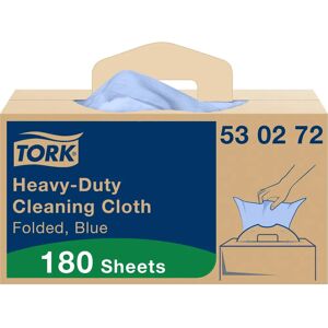 Tork Blue Heavy Duty Cleaning Cloths - Extra-Strong, 180 pcs - Cleaning Cloths Tork Blue Heavy Duty Cleaning Cloths - Extra-Strong, 180 pcs - Cleaning Cloths