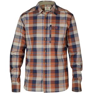 Fjällräven FJÄLLGLIM SHIRT M - Utendørs skjorte - brun/blå Fjällräven FJÄLLGLIM SHIRT M - Utendørs skjorte - brun/blå